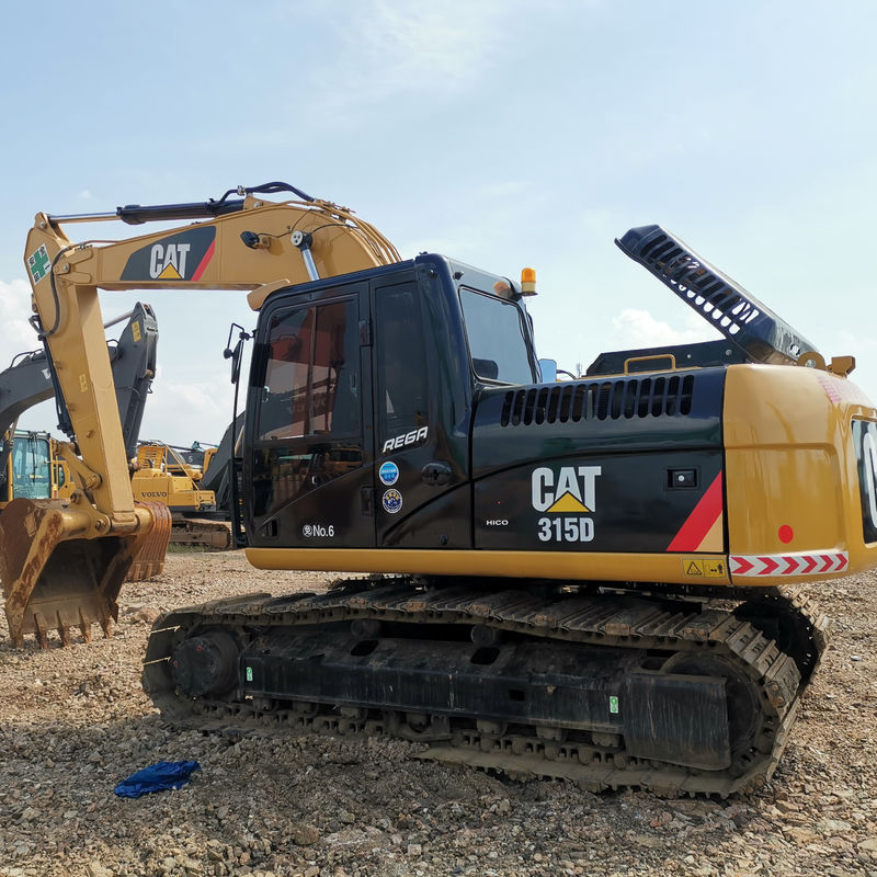 2001-4000 Εργασιακές ώρες CAT 315D Μέτρια Μεγάλη Εκσκαφέας 15 Τόνων Χρησιμοποιούμενη Εκσκαφέας με Γύρο