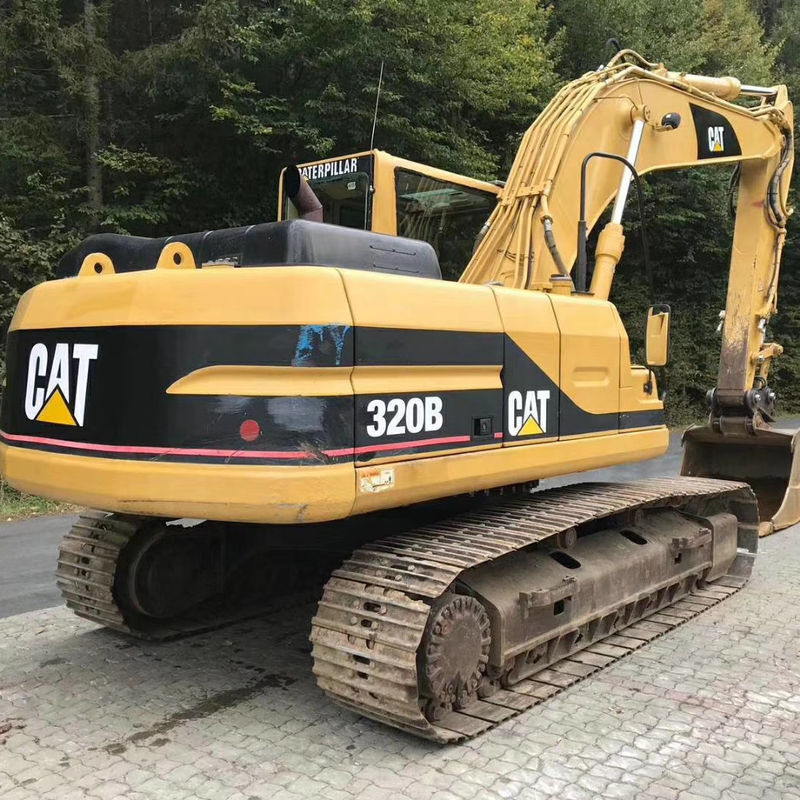 Χρησιμοποιημένα μεταχειρισμένα CAT 320 320B Crawler Caterpillar Excavator 1M3 Bucket Capacity Διαγνωστικά εργαλεία
