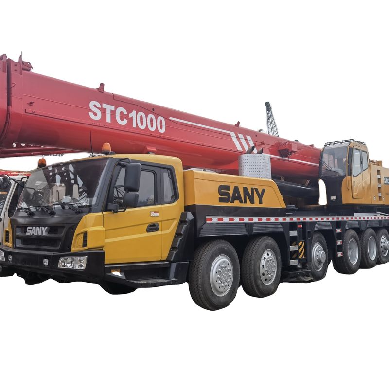 100 τόνων SANY STC1000 γερανό με χωρητικότητα 220 τόνων και αρχική υδραυλική βαλβίδα