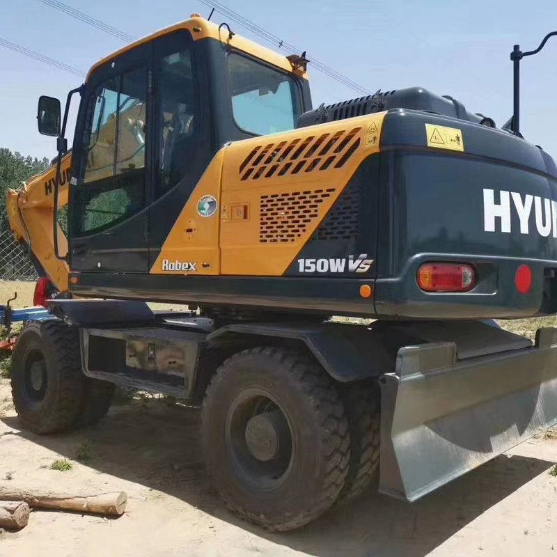 Χυουντάι 150W R150 R150-9 Εκσκαφείς 15TON με αρχικό υδραυλικό κύλινδρο