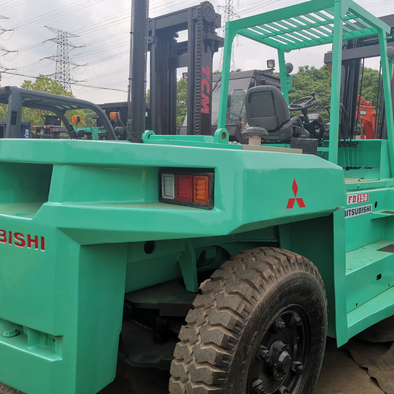 15 τόνων Mitsubishi FD150 μεταχειρισμένο φορτηγό ανύψωσης με κινητήρα ντίζελ για καταστήματα δομικών υλικών
