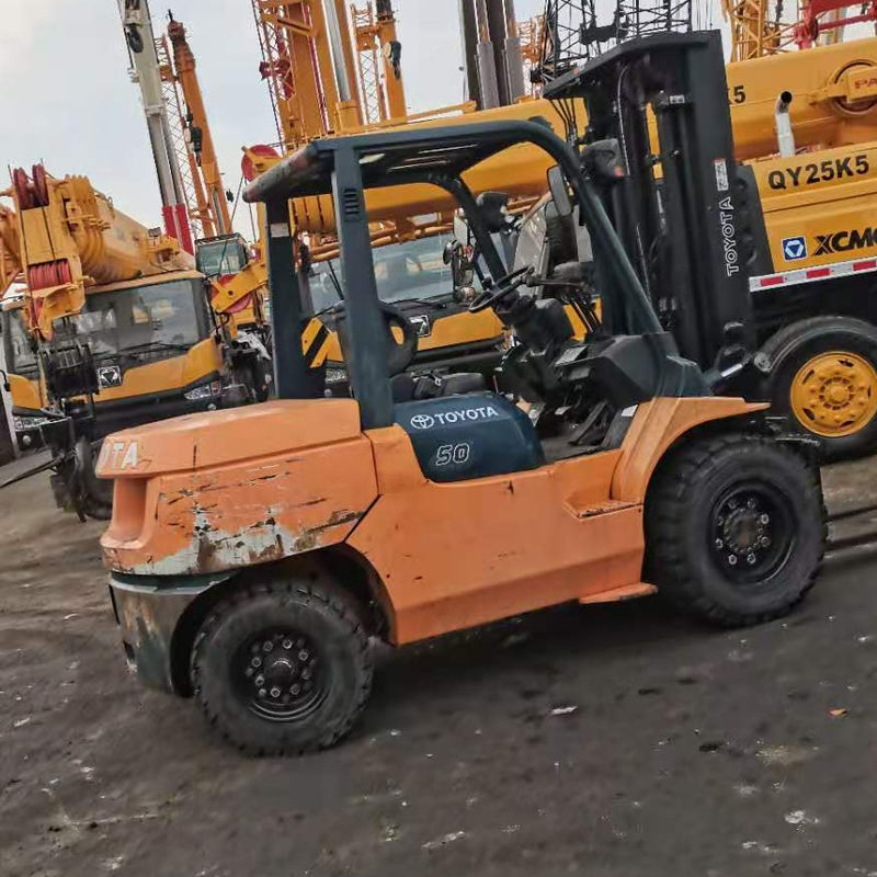 Αρχική αναβάθμιση Toyota Japan 5 τόνων 7F50 Υδραυλικό ανεμοφόρκι με ρουτίνα μήκους πιρούνι