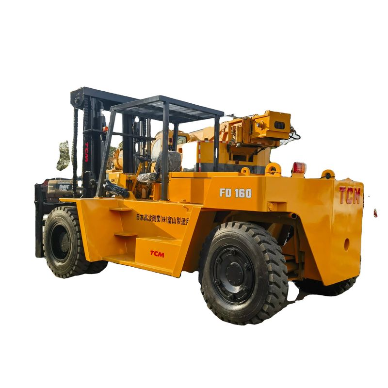 Διάφρασμα πιρούνις Τυχαίο TCM FD160 Βελκυστήρας βεληνεκούς ντίζελ 16TON Χρησιμοποιείται με τυπογραφεία στη Σαγκάη